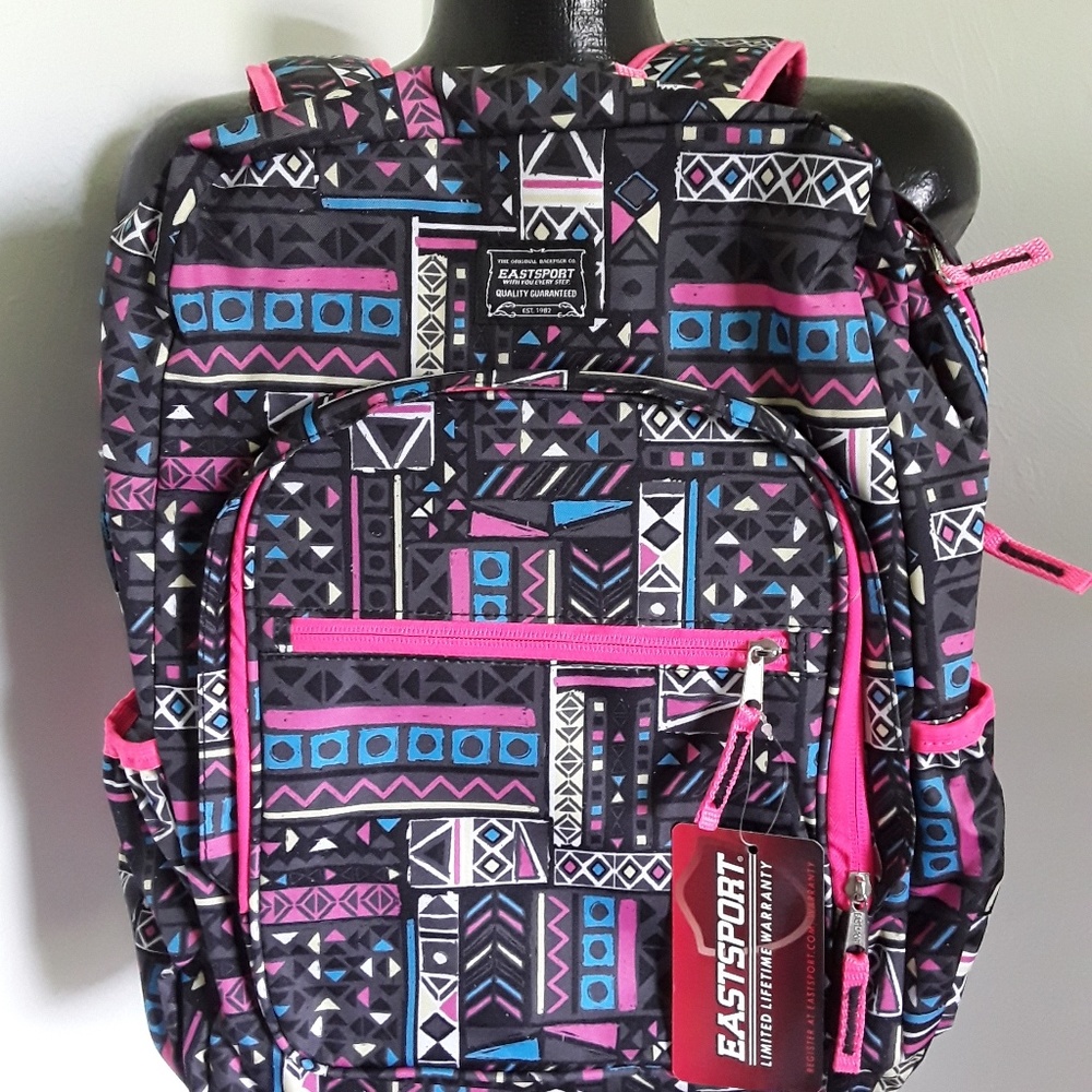 Eastsport girls women multi colors backpack New
